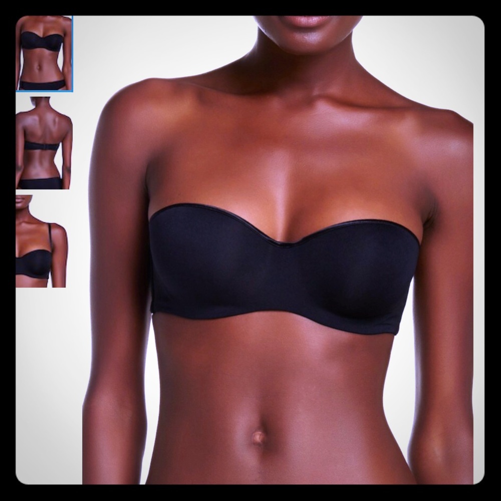 NATORI - NWT strapless bra black 32B!